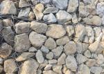 Rocks Filled River Control Galvanized Gabion Mesh