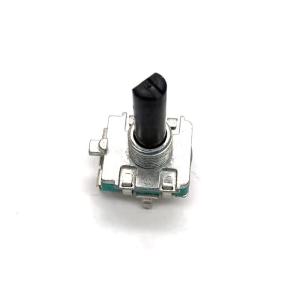 Black EC16 Switch Rotary Encoder Button DC250V Plastic Shaft