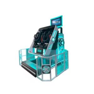 Customize 9D VR Roller Coaster Simulator VR 360 Game Machine With VR Movement Platform GTX1050Ti 4GB Ram Customizable Plug Type
