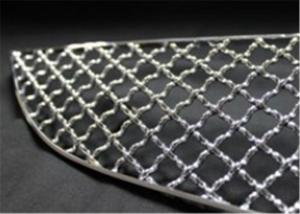 Quality 2.5mm Thick Plain Weave Stainless Steel Crimped Mesh For Car Grille wholesale
