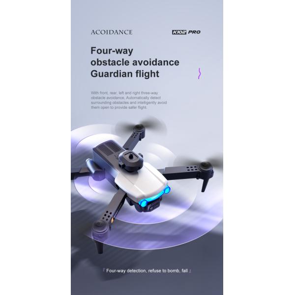 Elfbar Vapers E88 Pro Drone 4K HD Optical Flow Camera with Obstacle Avoidance and Plastic 200m Image Transmission Distance