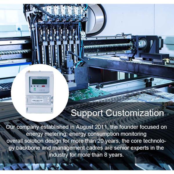 Wifi Prepaid Din Rail Power Meter 3 Phase Residential Meter Current Transformer