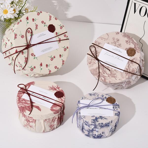 23 X 11cm Custom Made Packaging Paper Box Round Kraft Candy Boxes