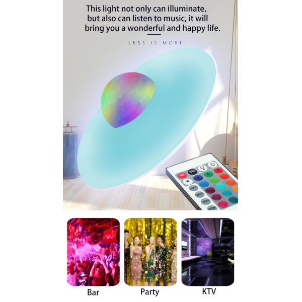 A2DP RGBW Dimmable Bluetooth Light Bulb 2700Lm LED Bulb With Music