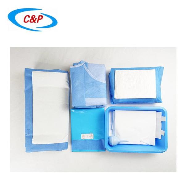 Nonwoven Surgical C-Section Pack Drapes For Patients Individual Pouch