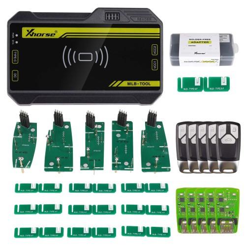 Cheap Xhorse VVDI MLB TOOL Key Programmer with Solder-free Adapter XDMLBPGL Kit and 5pcs XSMA41EN Audi Style MLB 3 Buttons Key for sale