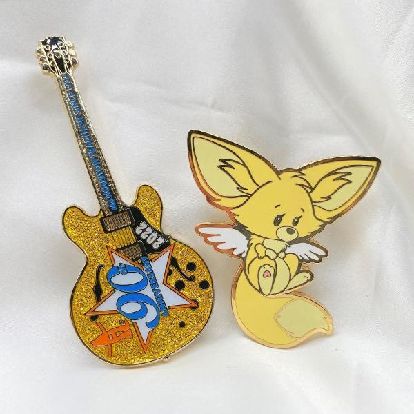 Bronze Metal Baseball Lapel Pins 3D Design US Team Enamel Pins for Cap