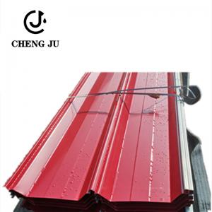 Quality Prepainted Steel Roofing Sheet 0.12-3mm Metal Building Material Red Corrugated Roof Tiles wholesale