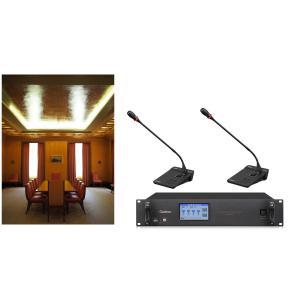 Quality UHF 4 channels Wireless Conferencing System 128 Unit Camera Tracking wholesale