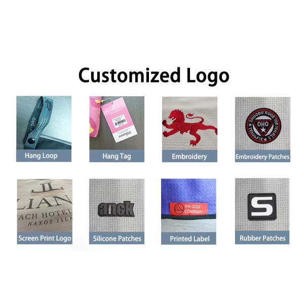 Sublimation Cooling Microfiber Golf Towel Custom Logo Printed