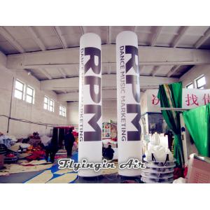 Customized White Printing Inflatable Column with Logo for Advertisement