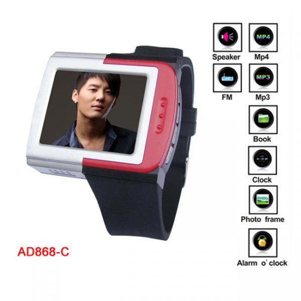 Cheap 1.8” TFT True Color Screen MP4 Player Watch With Alarm o'clock, U - Disk Ffunction for sale