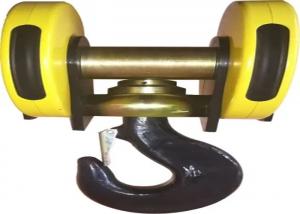 Quality Yellow Color Electrical Low Headroom Hoists Hook Assembly With 30t Capacity wholesale