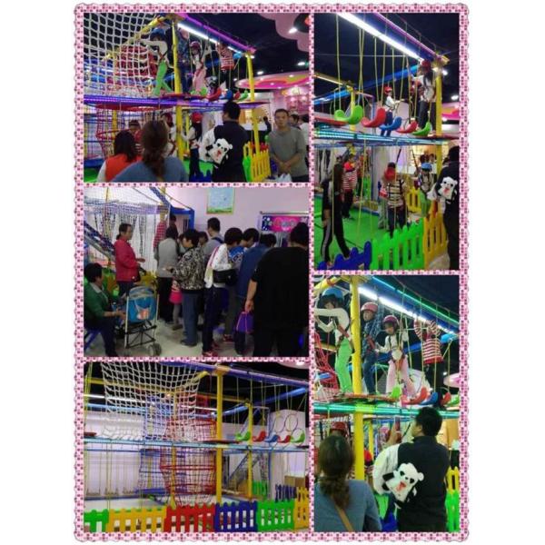 Attract Children Adventure Playground Equipment For Gardens / Park