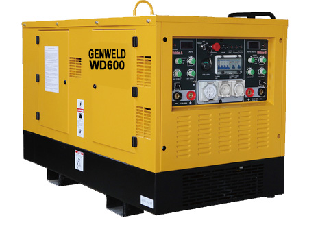 WD600 600A Diesel Engine Driven Arc Welder With MMA / TIG / FCAW / Gouging / Cellulose
