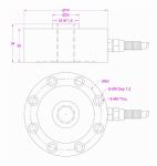 500kg Compression Load Cell With Digital Indicator For Compression Force