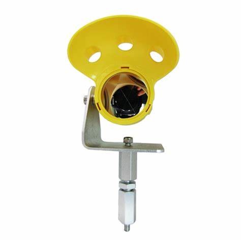 2500m Monitoring Survey Mini Prism M8 5/8" Thread Round Shape Total Station