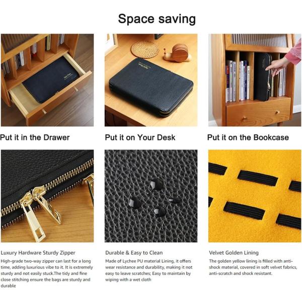 40 Slots Large Case Bag Watch Band Storage Strap Organizer Double Layer, Watch and Straps Organizer for Apple