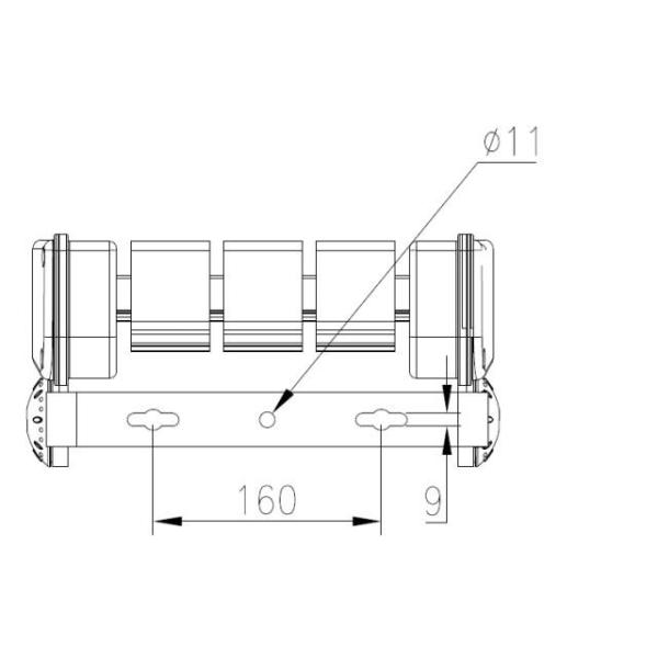 Elegant Appearance IP66 60W LED Tunnel Light Outdoor Use For Tunnel 5 Years Warranty