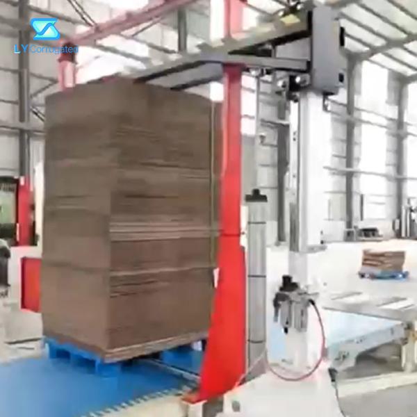 9/12/15mm PP Belt Pallet Strapping Wrapping Machine For Corrugator Carton