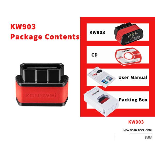 Professional Obd2 Wifi Auto Scanner / Wifi Car Diagnostic Tool Compatible All 12V Cars