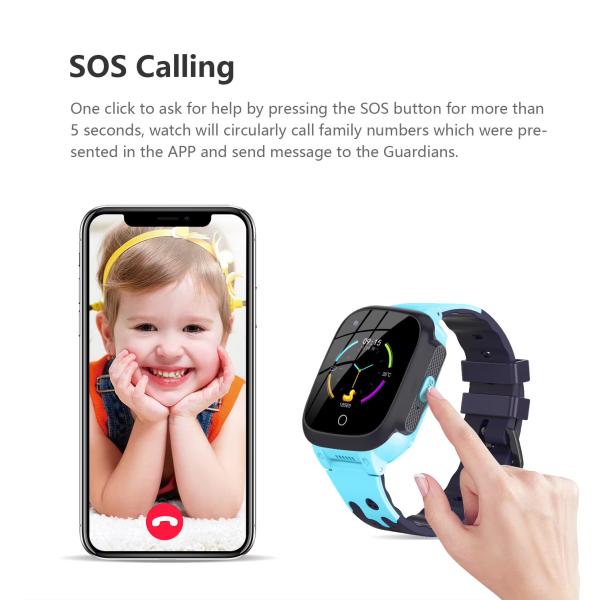 IP67 Waterproof Gps Tracker Watch Alarm Clock LT25 For Kids 240x240