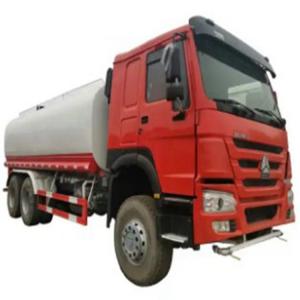 Quality SINOTRUK 20 Cubic 20cm3 6X4 10 Tires Garden Fire Sprinklers Water Tanker Trucks Round Shape Road Cleaning Truck wholesale