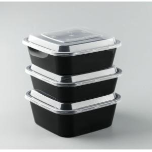 Transparent PP Customize Packing Boxes Disposable Take Away Containers