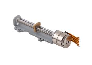 10mm Diameter Micro Slider Screw Stepper Motor Copper Slider With Bracket Linear Stepper Motor