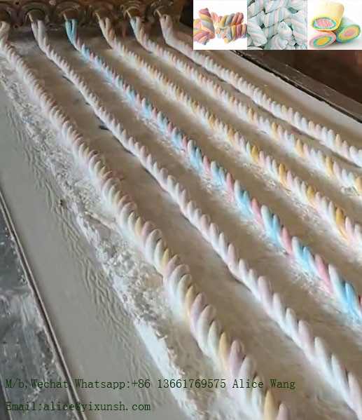 A to Z Marshmallow production line Long twist marshmallow cotton candy line