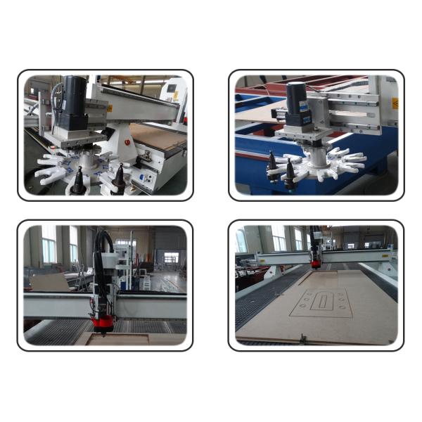 9.0 KW Air Cooling Spindle CNC 3D Router Milling Machine For Carving Harder Materials