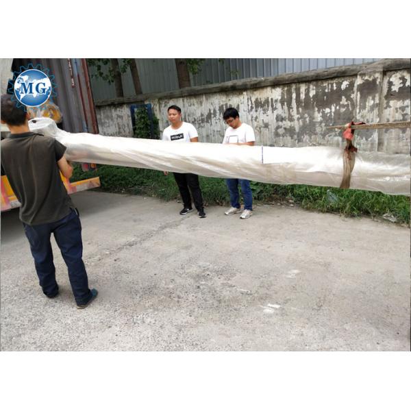 Spiral Powder Screw Conveyor 4KW Power Concrete Continuous Running