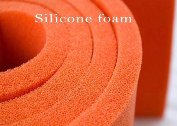 Cheap High Elasticity Silicone Foam Sheet Padding Open Cell Style For Press Machine for sale