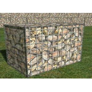 Durable Gabion Box / Hot Dipped Galvanized Wire For Soil Protection Box Size