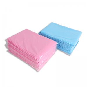 China Pure Color 80cmX200cm Massage Bed Disposable Sheets Table Cover Soft Non - Woven Material on sale