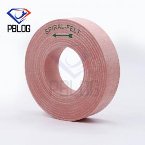 Quality Rolled Spiral Felt Polishing Wheel Pink Wool Polishing Wheel wholesale