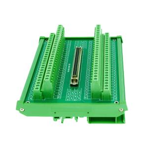 Quality SCSI 100 Pin Connector DIN Rail Mounting Type Terminal Blocks Module wholesale