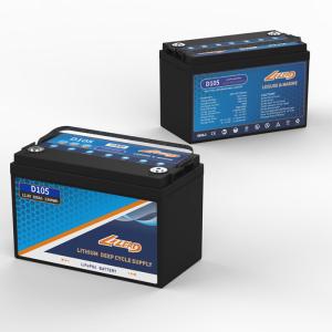 Quality LILEAD D105 12v Lithium Ion Rechargeable Battery Air Conditioner 12v 100ah Lithium Battery wholesale