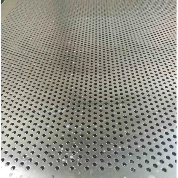 SS304 Perforated Wire Mesh Perforated Stainless Steel Mesh Abrasion Resistance