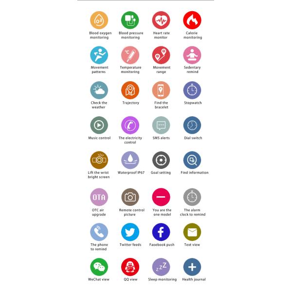 TPU Slider Round Shape Smartwatch H10 Body Temperature Rapid Test Men Men'S Watches