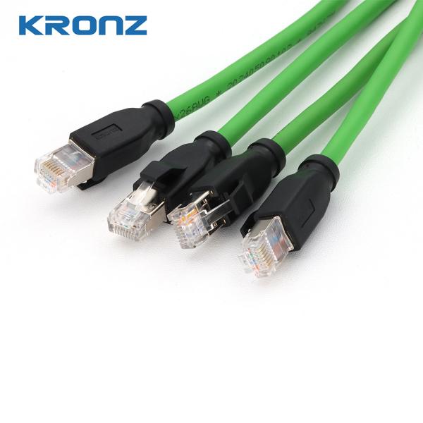 Cheap RJ45 Connector for Secure Connections IP20 Protected TPU Ethernet Cable Cat6A for sale
