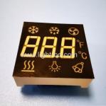 Ultra Red Customized Triple Digit 7 Segment LED Display Common Anode For