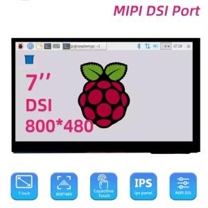 Quality 7 Inch 800*480 MIPI-DSI IPS LCD Display Capacitive Touch Screen Module for Raspberry Pi wholesale