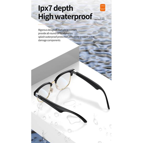 Smart Sunglasses Bluetooth Eyeglasses With Speaker Hands Free For Travel