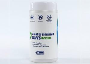 Quality Anti Bacterial Wipes Pharmacy Alcohol Disinfectant Wipes 75% 60 Pack Per Can wholesale