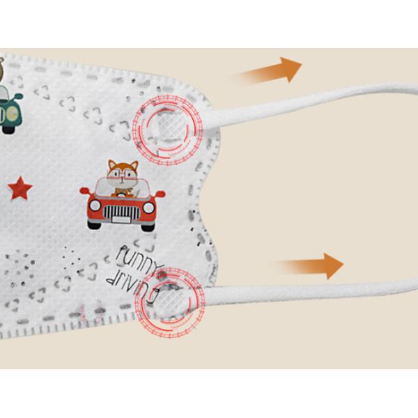 Children'S KF94 Fish Shaped Face Mask Smoke Filter Three Dimensional Dustproof OEM