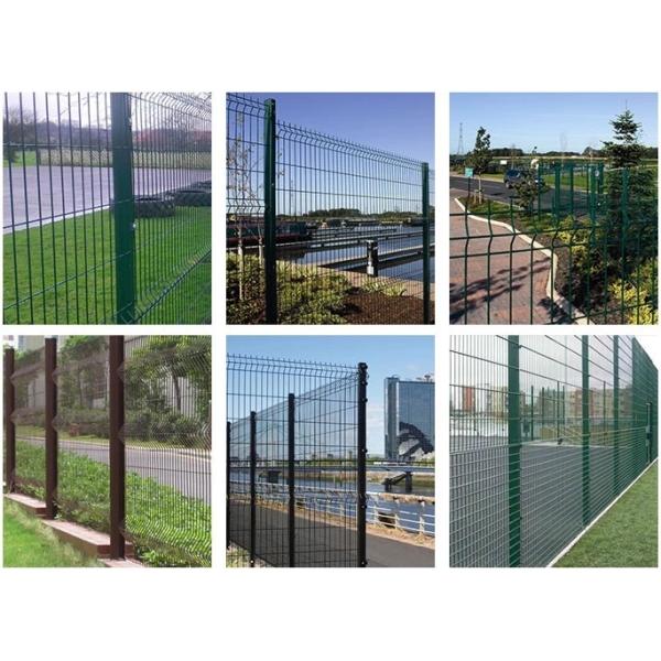 V Prism Shape 3D Fence Panel Rodent Proof Good Rot Resistance Convenient Installation