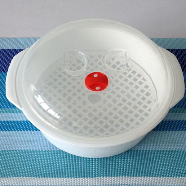 Cheap Food Grade Silicone Microwave Steamer Non Stick For Home Smooth Surface for sale