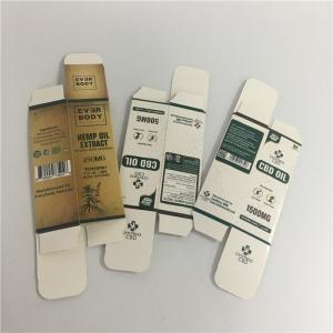 Quality Hot sale paper box packaging vape pen cartridge white paper cardboard box wholesale
