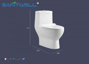 Quality Square toilet bowl Siphonic one piece WC , single flush toilet wholesale